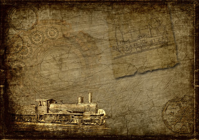 lokomotiva na mapě